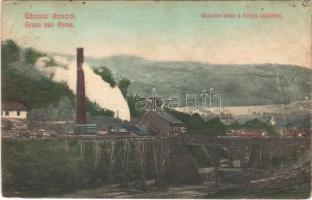 Anina, Stájerlakanina, Stájerlak, Steierdorf; Gusztáv akna a bánya lejárattal. Hollschütz / mine (EK)