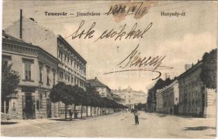 1906 Temesvár, Timisoara; Józsefváros, Hunyady út, Simon László üzlete / Iosefin, street, shop (EB)