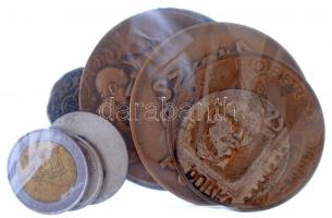 8db-os külföldi emlékérem- és zsetontétel T:2-3 8pcs foreign medallion and token lot C:XF-F