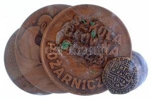 8db-os külföldi emlékérem- és zsetontétel T:2-3
8pcs foreign medallion and token lot C:XF-F