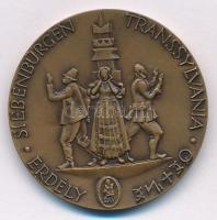 Kiss Nagy András (1930-) 1989. "Magyar Nemzetért / Erdély" Br emlékérem (42mm) T:1-