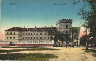 Temesvár, Timisoara; Hunyady várkastély. Vasúti levelezőlapárusítás 55. 1915. / castle