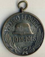 1918. "Pro Deo et Patria-Magyar Háborús Emlékérem" Br kitüntetés T:2/3