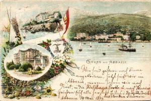 1894! Abbázia litho