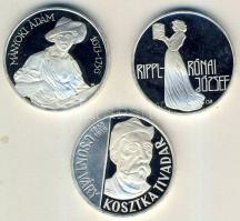 1977. 200Ft Ag 3klf "Festőművész II.-Mányoki, Rippl-Rónai, Csontváry" sor T:PP Csak 5-5000...