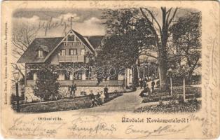 1907 Kovácspatak, Kovacov; Otthon villa (Rb)