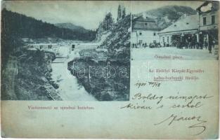 1901 Óradna, Alt-Rodna, Radna veche, Rodna; piac, Vízduzzasztó az újradnai határban, este, Az Erdélyi Kárpát Egyesület radna-borbereki fürdője / market, dam, Valea Vinului spa, night (r)