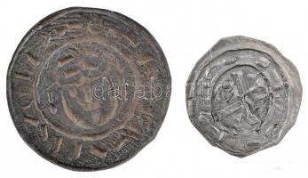 1116-1131. Denár Ag "II. István" egyoldalú veret (0,17g) + Denár Ag "II. István"...
