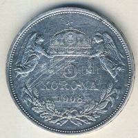 1908. 5K Ag "Jubileum" T:3 k. kis ph.