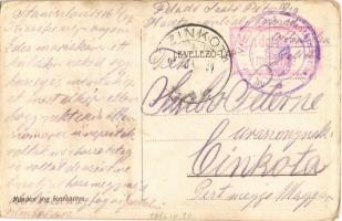 1916 A mi karácsonyunk / WWI Austro-Hungarian K.u.K. military art postcard, Christmas greetings + &q...