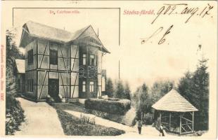 1904 Stószfürdő, Stoósz-fürdő, Kúpele Stós; Dr. Czirfusz villa. Wlaszlovits Gusztáv 1307.