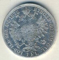 Ausztria 1878. 1Fl Ag T:2/2- ph.