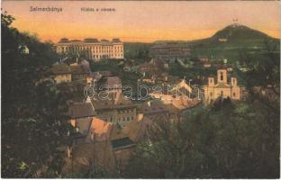 Selmecbánya, Banská Stiavnica; Kilátás a városra. Joerges 1905 / general view