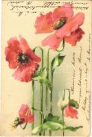 1902 Flowers. litho (EK)