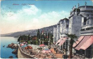 Abbazia, Opatija; Caffée Cursaal / cafe terrace