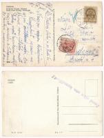 Sopron, Lövér szálló, Deák tér, Evangélikus teológia - 2 db vegyes képeslap