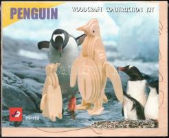 2 gyermeki kivágó, fa és papír: Andrew Bennett: Állati álarcok + Penguin