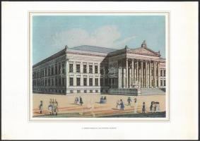 Pest Buda anno 1838. 12 metszet reprodukciót tartalmazó mappa, kísérő füzettel