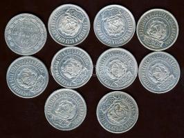 Oroszország/Szocialista Szövetségi Szovjet Köztársaság 1922. 20k Ag (10x) T:2-,2/3,3+