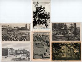 70 db MODERN magyar város képeslap az 1950-es évekből / 70 modern Hungarian town-view postcards from...