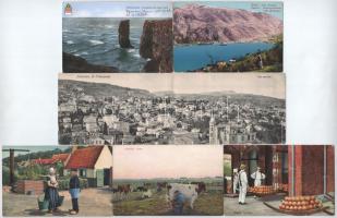 54 db RÉGI külföldi város képeslap vegyes minőségben: lengyel, osztrák, görög, német + Trébizonde ki...