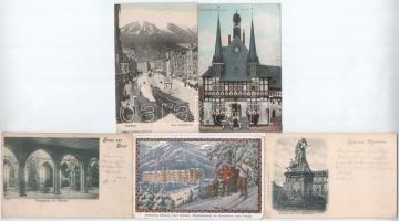 53 db RÉGI külföldi város képeslap vegyes minőségben: főleg osztrák / 53 pre-1945 European town-view...