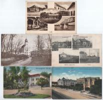 35 db RÉGI magyar város képeslap vegyes minőségben / 35 pre-1945 Hungarian town-view postcards in mixed quality