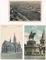 47 db RÉGI magyar város képeslap vegyes minőségben: BUDAPEST / 47 pre-1945 Hungarian town-view postc...