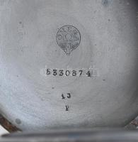 Omega zsebóra, jelzett tok, jelzett szerkezet, sérült számlap. Tisztításra szorul d: 50 mm