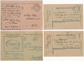 10 db RÉGI első és második világháborús katonai tábori posta levelezőlap / 10 pre-1945 WWI and WWII ...
