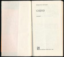 Fekete István: Csend. Bozóky Mária rajzaival. Bp., 1965., Kozmosz. Első kiadás. Kiadói papírkötés, a...