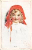 1918 "Peggy" Children art postcard, girl. Reinthal & Newman No. 2001. s: Millicent Sowerby (EK)