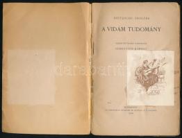 Nietzsche Frigyes: A vidám tudomány. Ford.: Sebestyén Károly. Bp., 1919., Athenaeum. Kiadói papírköt...