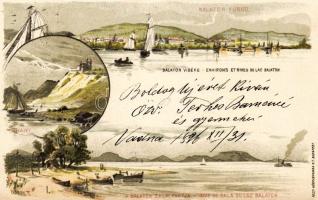 1896 Balatonfüred litho (EK)