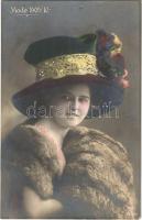Mode 1909/10 / Lady, fashion