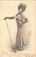 1904 Sie / She Lady art postcard. A.S.W. Serie (EK)