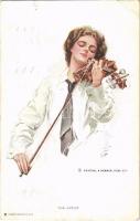 1915 The Artist Lady art postcard. Reinthal & Newman s: Harrison Fisher (EK)
