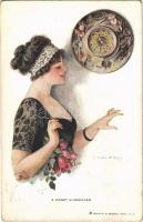 1914 A Sweet Surrender Lady art postcard. Reinthal & Newman No. 168. s: T. Earl Christy (EK)