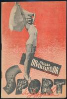 cca 1930 A Magyar Divatcsarnok Sport árjegyzéke, képekkel gazdagon illusztrált, Káldor László (1905-1963) által tervezett címlappal, jó állapotban, 18p