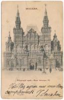 1900 Moscow, Moskau, Moscou; Musée historique / Historical Museum (EB)