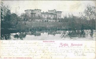 1902 Siófok, Balatonfürdő, Hullám szálloda. Weiss L. és F. 35894.