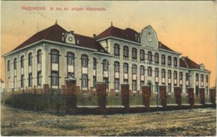 1915 Nagyenyed, Aiud; M. kir. áll. polgári leányiskola / girl school (fl)