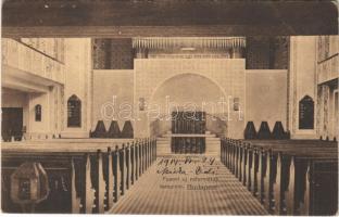 1914 Budapest VII. Fasori új református templom belső (EK)