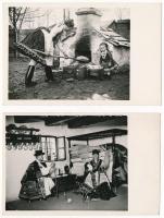 8 db RÉGI megíratlan magyar népviseletes motívum képeslap / 8 pre-1945 unused Hungarian folklore motive postcards