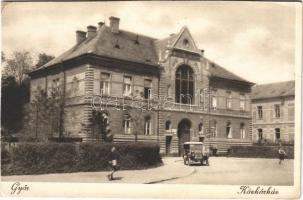1931 Győr, Közkórház, automobil
