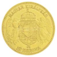 1911KB 10K Au "Ferenc József" Körmöcbánya (3,38g/0.900) T:1-,2
Hungary 1911KB 10 Korona A...