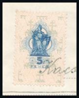 1939 Bp., Magyar Királyi Igazságügyi Miniszter által kiállított felmentés okmánybélyeggel