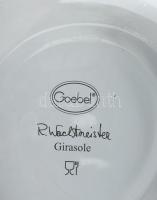 Rosina Wachtmeister, Goebel - Nagyméretű üvegtál, szájperemén apró csorba, jelzett. Cicák és macskák...