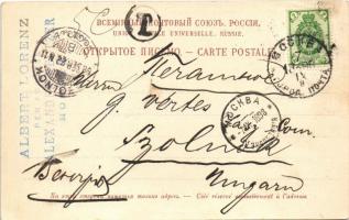 1898 (Vorläufer) Moscow, Le Chateau d'Eau / Water towers, horse-drawn tram