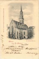 1898 (Vorläufer) St. Gallen, St. Lorenz Kirche / church (EK)